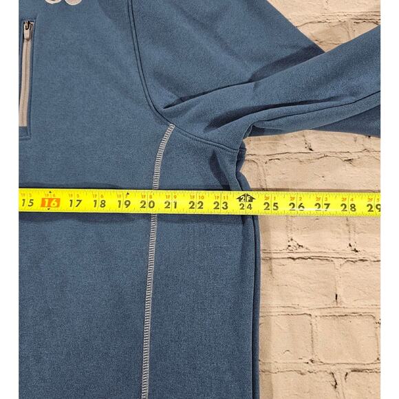 Under Armour GO DC SOUTH Fleece 1/4 Zip Pullover Cold Gear Blue MENS SZ XL - Picture 5 of 9